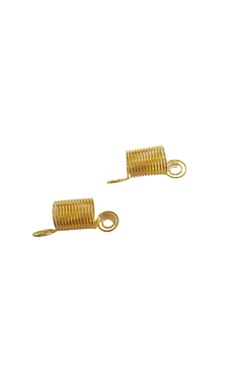 imagem do produto Anel Mola Dourado com 2 unidades