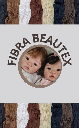 imagem de Fio beautex para cabelo bebê reborn pacote 0,250 gramas