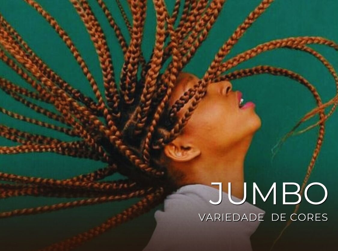 Super Jumbão Cabelo Para Trança Box Braids Twist Nagô Estylo Mulher 400  Gramas - Mega Hair - Magazine Luiza